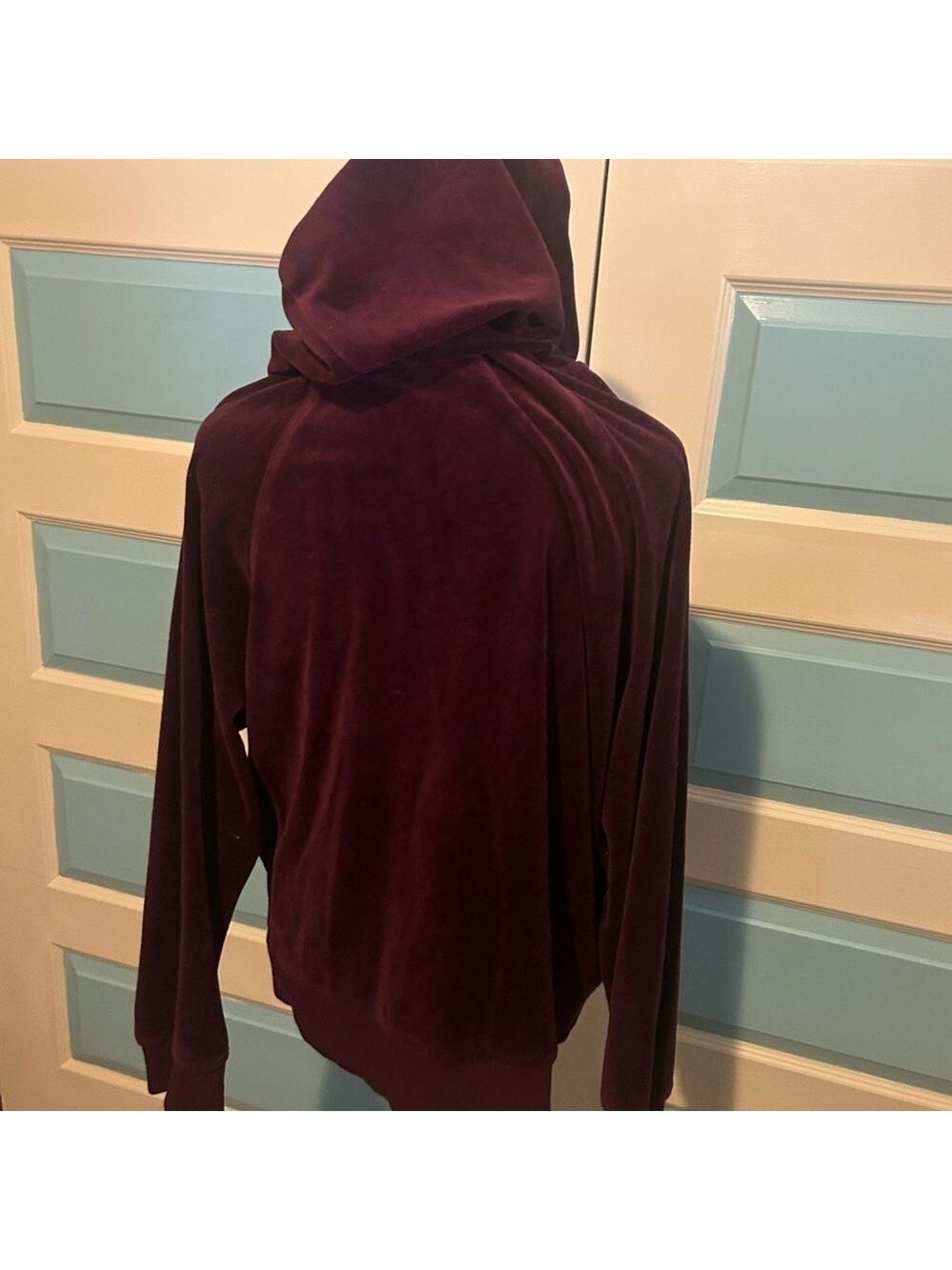 Kenneth Cole Reaction Velvet Hooded hoodie - Picture 3 of 4